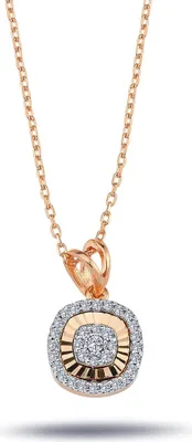 Produktbild von Halskette mit Diamant Anhänger