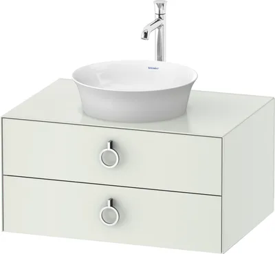 Produktbild von DURAVIT WT499003636 WTU wandh.White Tulip,2Schk.,m.Griff