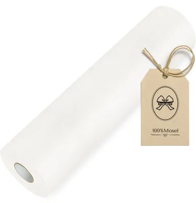 Obrázok produktu pre 100% bavlna, textília Mosel, obrus, krémovo biela (30 cm x 25 m), bežec na stôl