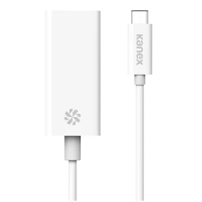Produktbild von Kanex Gigabit-Ethernet-Karte für Notebook - 10/100/1000Base-T - Desktop - USB-Typ C - 1 Anschluss(e) - 1 - Twisted Pair