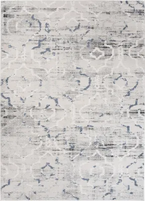 Produktbild von Mazovia Dywan Geometryczny - Salon, Sypialnia, Jadalnia, Biuro - Średnie Runo - Prostokąt - Abstrakcyjny Vintage Marokańska Koniczyna - 140x200 cm