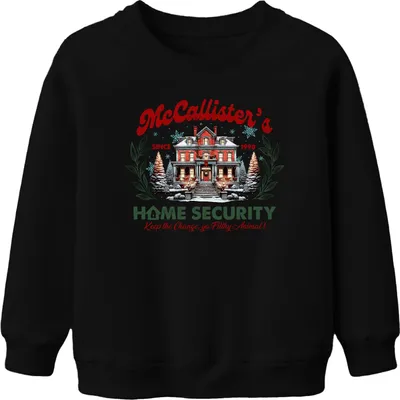 Immagine prodotto di McCallister's Home Security Kevin Home Alone - Christmas Xmas Maglione natalizio unisex per bambini, nero, 104