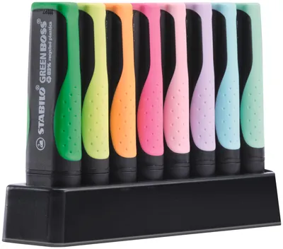 Zdjęcie produktu dla Textmarker Stab. GREEN BOSS Tischset