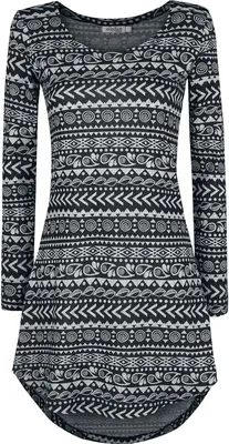 Produktbild von Innocent Kurzes Kleid Damen Winter Dress grau/schwarz S