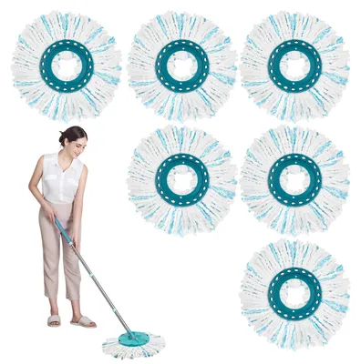 Mikrofasertuch-Set, 6-teilig, für alle Böden, effektive Wasseraufnahme