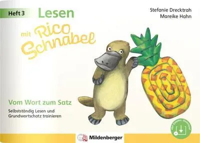 Immagine prodotto di Lesen mit Rico Schnabel, Heft 3: Vom Wort zum Satz