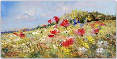 Produktbild von Coloray Bild aus Glas 140x70 wanddekoration wohnzimmer glasblock mit bild gehärtetes Glas Dekoration Küche - Blumen Landschaft