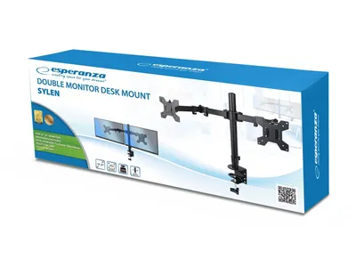 Produktbild von Esperanza ERW018 Tischhalterung für zwei Monitore 10-27'' bis zu 8kg