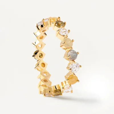 Immagine prodotto di PDPAOLA Anello APRIL Argento sterling oro