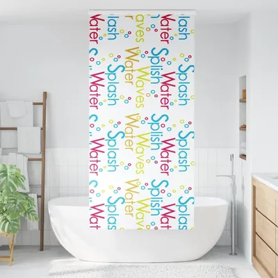 Immagine prodotto di Tenda a Rullo Doccia Cassonetto 110x240 cm Larghezza Tessuto