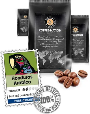 Produktbild von Kaffee HONDURAS ARABICA von Coffee-Nation 500g Bohnen