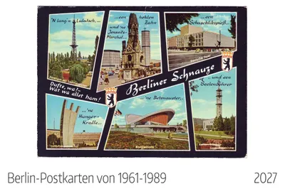 Produktbild von Postkartenkalender 1961-1989 – Jahreskalender 2027