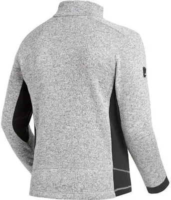 Produktbild von FHB Strick-Fleecejacke CHRISTOPH Größe XL grau / schwarz - 79595-1120-XL