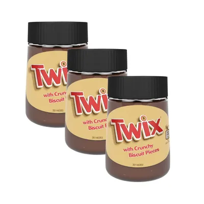 Immagine prodotto di 3 confezioni di crema spalmabile Twix, 350g per confezione