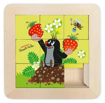 Produktbild von Trötsch Der kleine Maulwurf Schiebepuzzle aus Holz