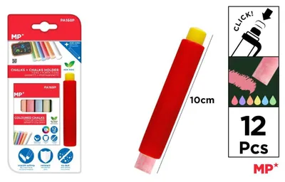 Obrázek produktu pro Barevné křídy s rukojetí 12 barev