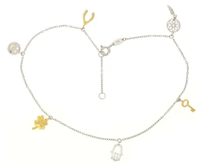 Produktbild von Miamar 45.1041 Damen Fußkettchen Bicolor Gold 25 cm