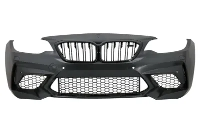 Image de Pare-chocs pour BMW Série 2 F87 M2 2016-2020 grille de rein double bande look M2C