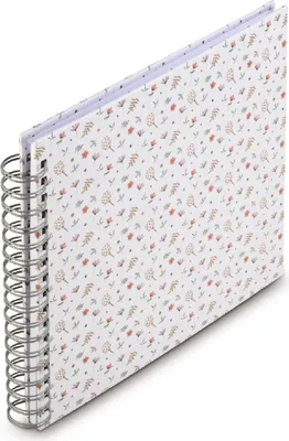 Produktbild von Hama Floral Spiralalbum    28x24 50 weiße Seiten             7739