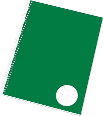 Produktbild von Spiralbindung, Notizblock im A5-Format, kariert, 50 Blatt.