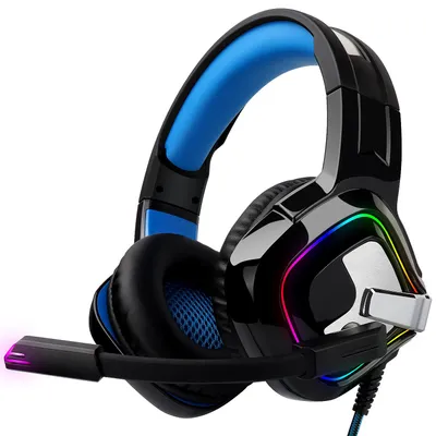 Image de Casque gaming avec réduction de bruit et microphone, son surround 4D pour PC/PS4/Mac - August EPG100