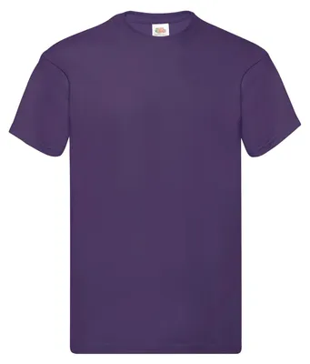 Imagen del producto de Camiseta "Original" de Fruit of the Loom para hombre/mujer, uni, modelo LT1822 (talla M), color violeta