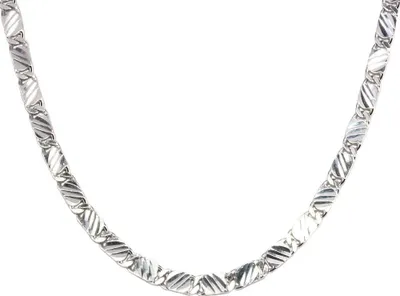 Produktbild von Massives Fußkettchen Länge XL 30 cm verstellbar Silber 925 rhodiniert
