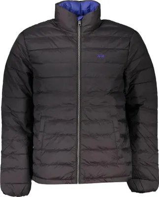 Produktbild von Elegante Herrenjacke Schwarz mit Stickerei und Reißverschluss