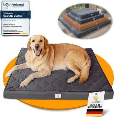 Obrázok produktu pre Ortopedické lôžko pre psov, umývateľné, protišmykové, 110 x 100 x 9 cm, pre malé až veľké psy
