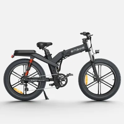 Imagen del producto de Bicicleta eléctrica X26, batería de 29.2Ah - 1401.6Wh, autonomía de 100 km, color negro