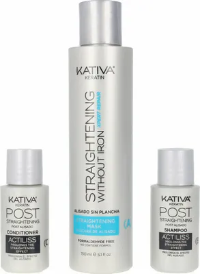 Produktbild von Kativa Anti-Frizz Straightening Without Iron Xpert Repair 30 ml + 30 ml + 150 ml