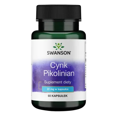 Productafbeelding van Swanson Zinc Picolinate-Cynk Pikolinian 22 mg (60 capsules) 7329