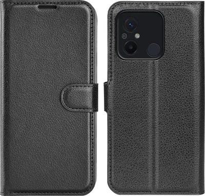 Produktbild von Xiaomi Redmi 12C Hülle - Coverup Klapphülle - Schwarz