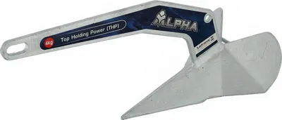 Produktbild von Lofrans Delta Anker ALPHA, Pflugscharanker feuerverzinkt 20/25/32 kg, fahren in Bugrolle, Ankern in Sand Schlick Geröll Größe: 20 kg