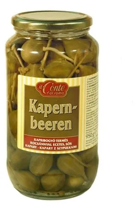 Zdjęcie produktu dla IL Conte kapary z szypułkami 950g