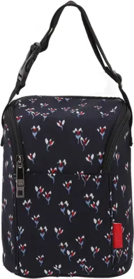 Productafbeelding van Thermobag voor babyflessen, waterdicht van nylon - Isolatietas voor bloemen, geschikt voor buitengebruik, kleur: zwart