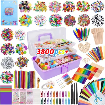 Immagine prodotto di Kit creativo per bambini con oltre 3800 pezzi