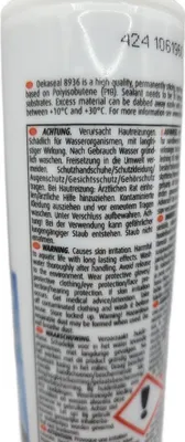 Produktbild von Dekalin Dekaseal 8936 Dichtungsmasse Hellgrau Kartusche 310ml