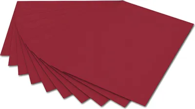 Image de 10x Folia 6722 Tonpapier - 50 x 70 cm, dunkelrot