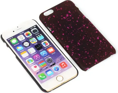 Produktbild von Handy Hülle Schutz Case Bumper Schale für Apple iPhone 6 Plus 3D Sterne Pink