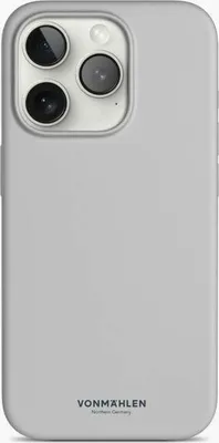 Image de Vonmählen Eco Silicone Case pour iPhone 15 Pro Light Gray