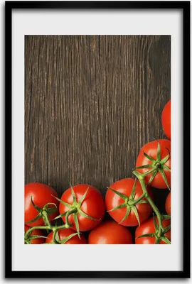 Produktbild von Bild - Bilderrahmen - 40 cm x 60 cm - MDF - Rahmen - Wandkunst - Tomaten