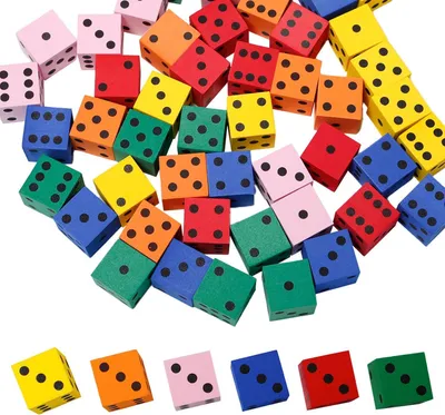 Image de Cubes d'éponge, 48 pièces, 2 cm, petits cubes pour les jeux