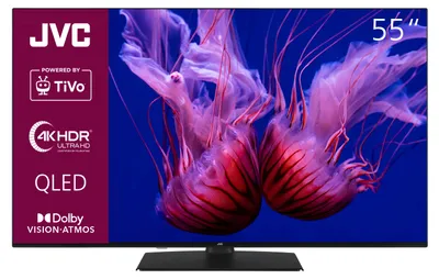 Produktbild von JVC LT-55VUQ3455 QLED Fernseher 55 Zoll Smart TV 4K UHD HDR Dolby Vision Atmos 6 Monate HD+ (2026)
