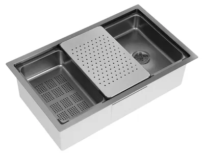 Obrázok produktu pre Umývačka na riad, nerezová oceľ 304, 30 x 18 x 9 palcov, jedno umývacie miesto, obdĺžnikový tvar, na dosadzovanie