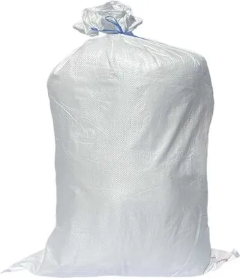 Produktbild von 25x Schwerlastsack Gewebesack Laubsack Styroporsack Lagersack PP mit rotem Streifen 1300 x 1800 mm 230g weiss