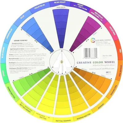 Produktbild von Professionelle Farbkreis Rundes Tattoo-Nagelpigment Set mit Papierkarten