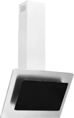 Obrázek produktu pro Nástěnná digestoř 60 cm nerezová ocel a tvrzené sklo stříbrná