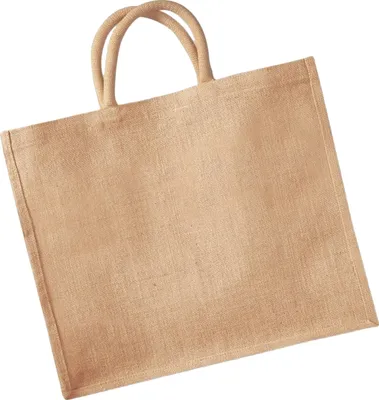 Obrázok produktu pre Nákupná taška Westford Mill Jumbo Jute, 29 litrov (2 ks/balenie) BC4514 (jedna veľkosť) (prírodná)