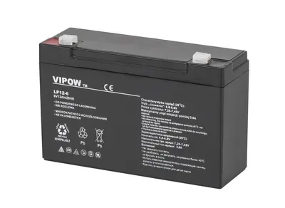 Obrázek produktu pro Vipow BAT0201 Gelový akumulátor 6 V, 12 Ah